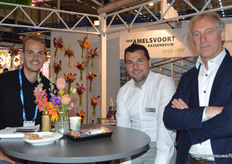 Sem Broersen of By Broersen came to visit Sven Fitters and Frank van Amelsvoort of Van Amelsvoort Kassenbouw. Later this year they are going to build an extra piece of greenhouse for the grower.